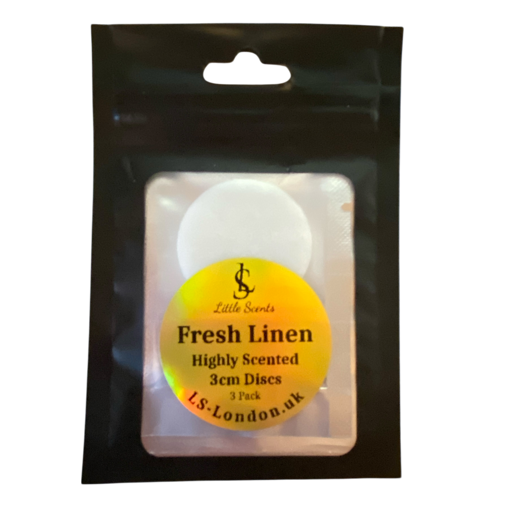 Fresh Linen Scented Vacuum Hoover Discs x3 Individually Sealed
