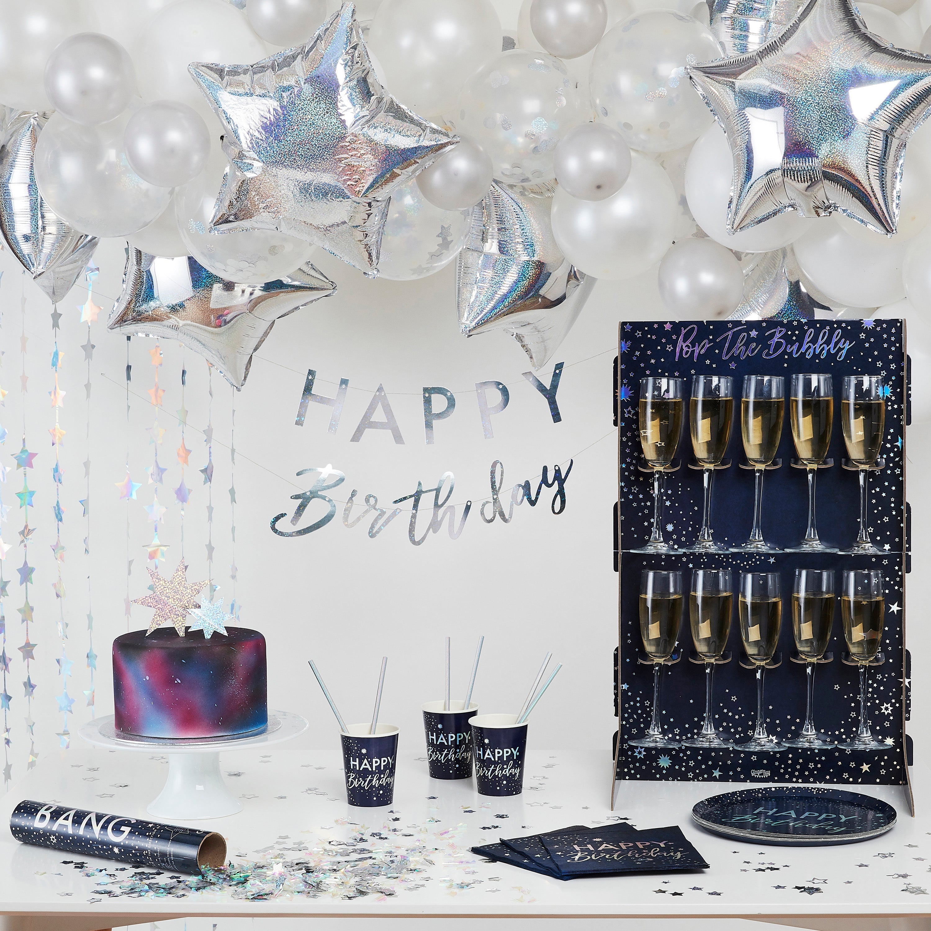 Bubbly Wall Drinks Holder- 5 Inner Pack