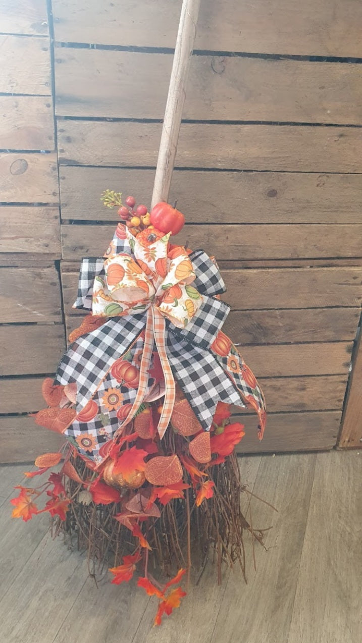 The Pumpkin Patch Broom