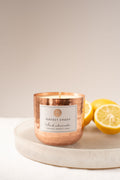 Copper Dimpled Candle - And Cherish