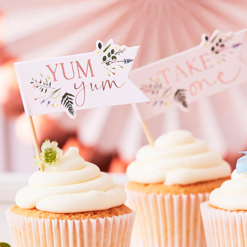 Afternoon Tea Cupcake Toppers