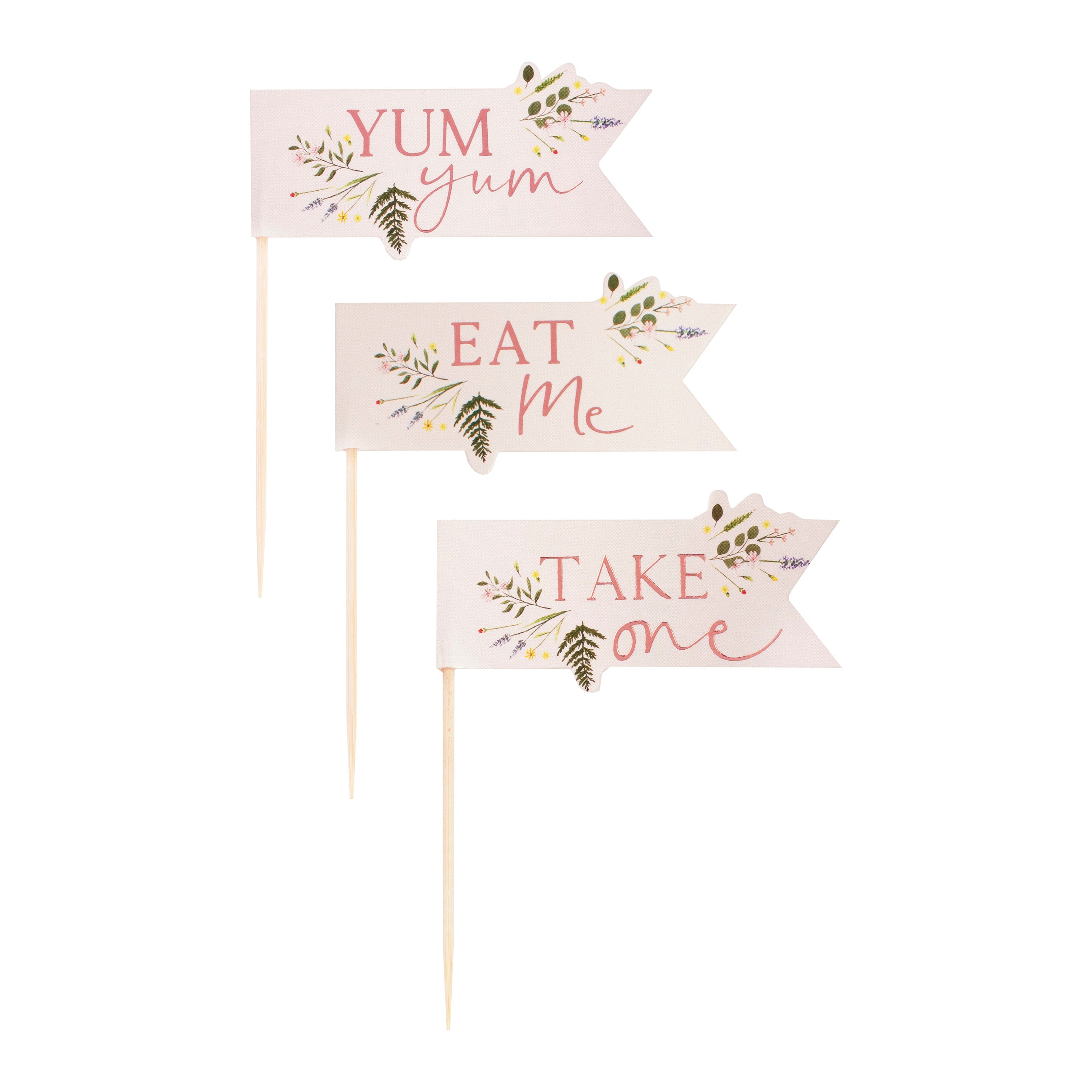 Afternoon Tea Cupcake Toppers