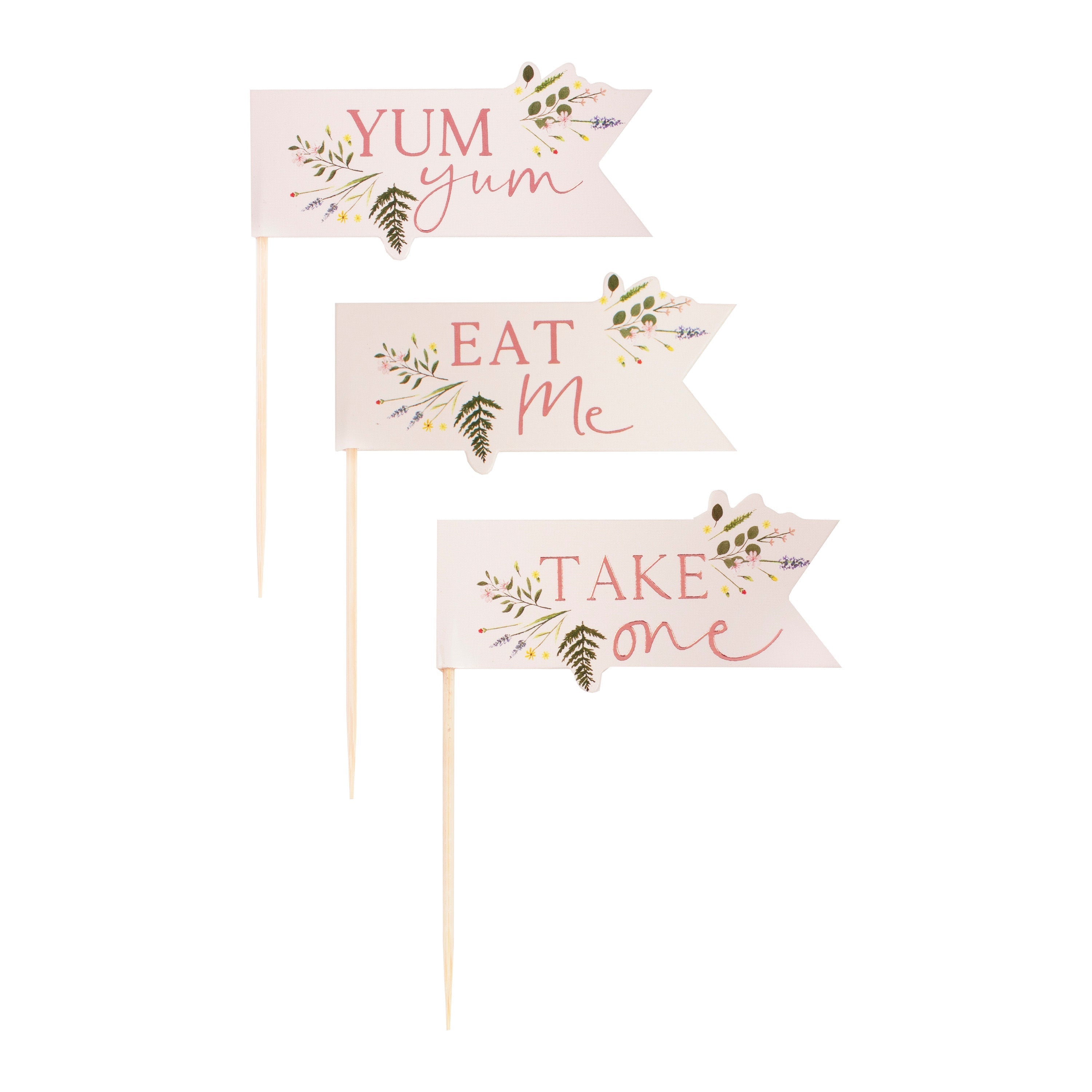 Afternoon Tea Cupcake Toppers- 5 Inner Pack