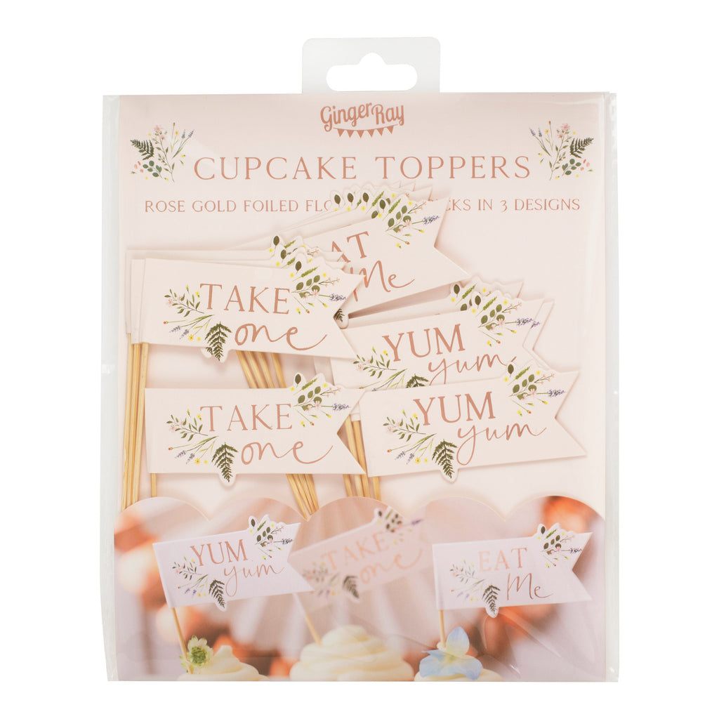 Afternoon Tea Cupcake Toppers- 5 Inner Pack
