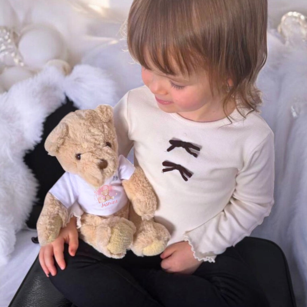 Personalised Welcome to the World 2026 Gift Hamper - Teddy & Baby Vest