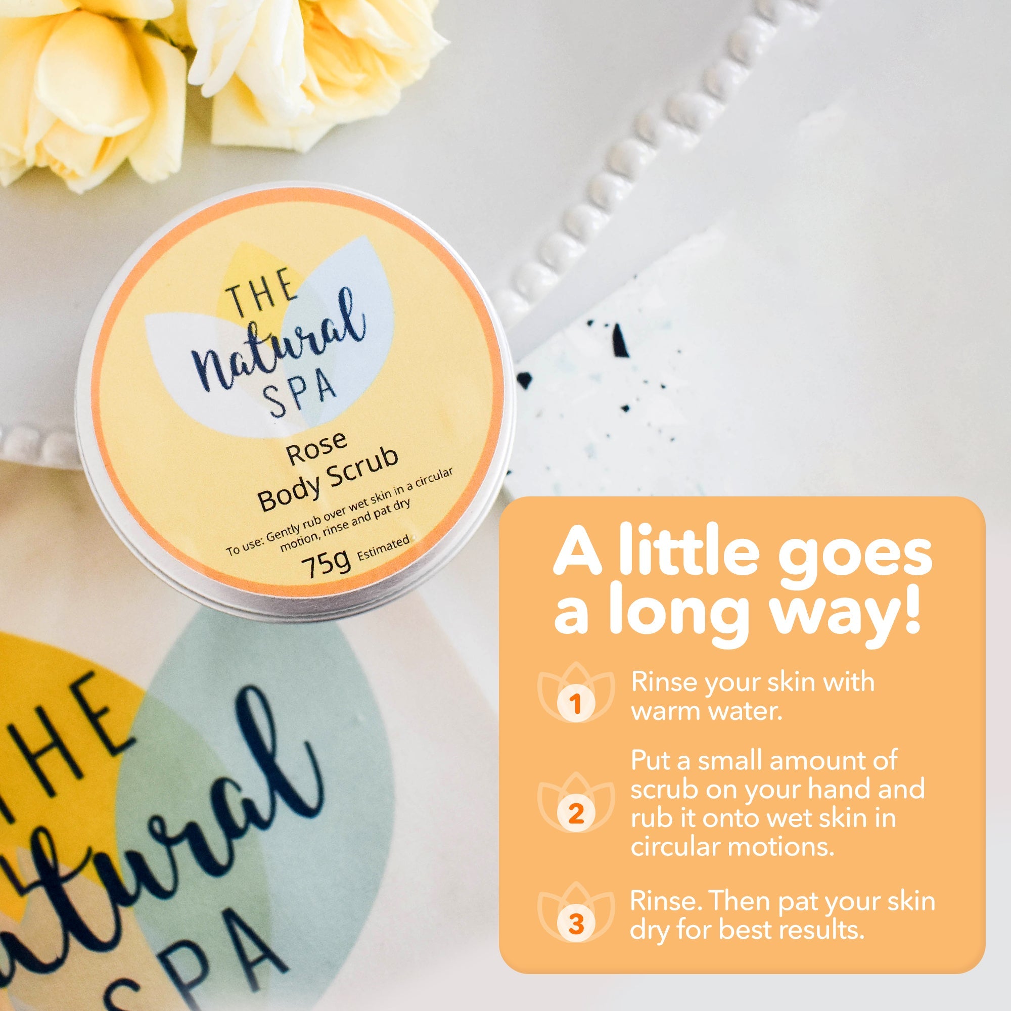 Rose Sugar Scrub | Natural Exfoliating Body Scrub for Smooth, Glowing Skin | Vegan, Plastic-Free Skincare | 3 Size Options