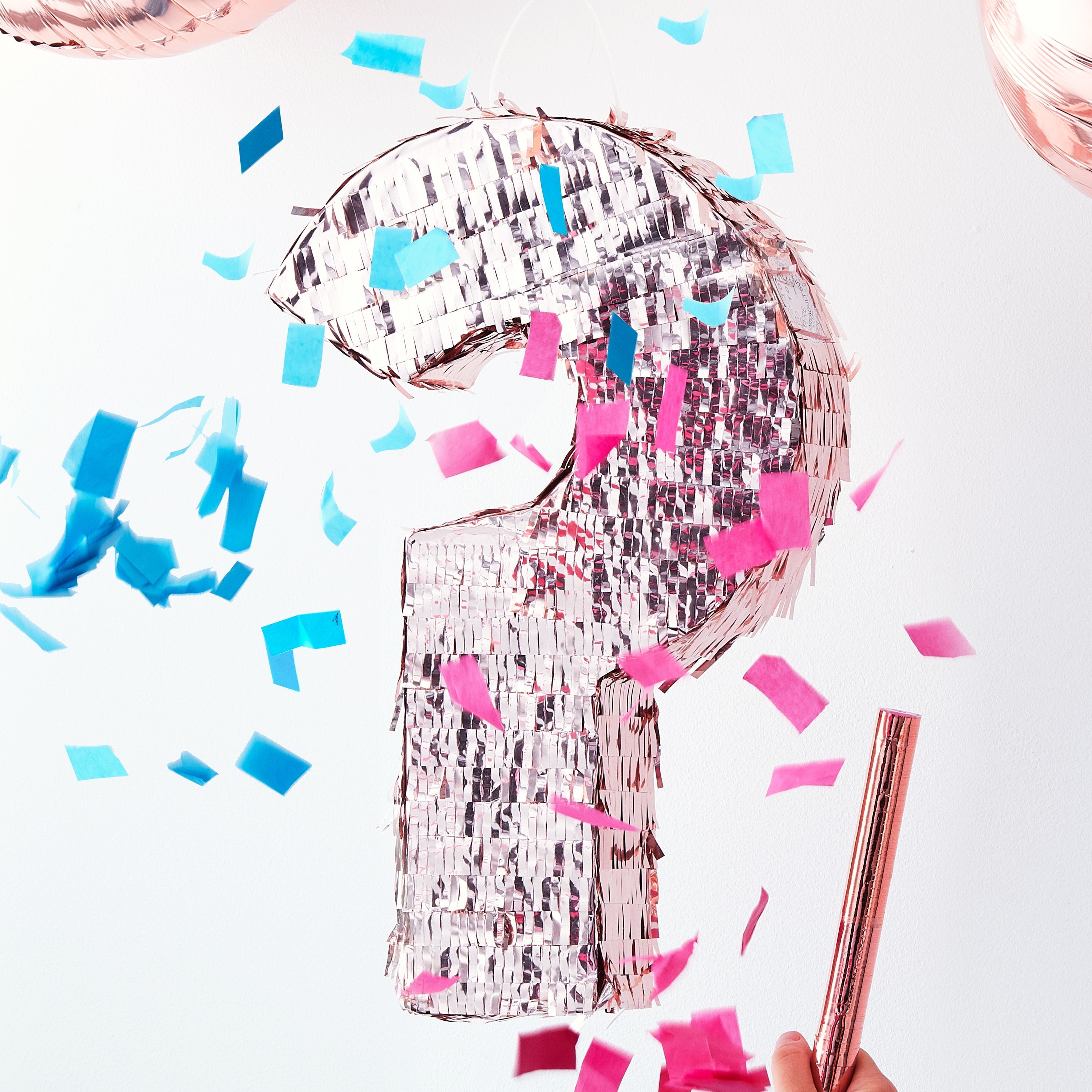 Rose Gold Gender Reveal Pinata- 3 Inner Pack