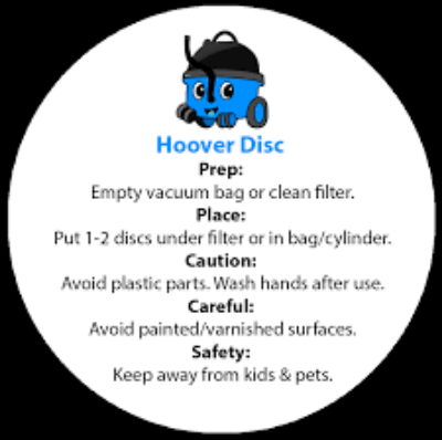 5 Classic Scented Vacuum Hoover Discs Bundle