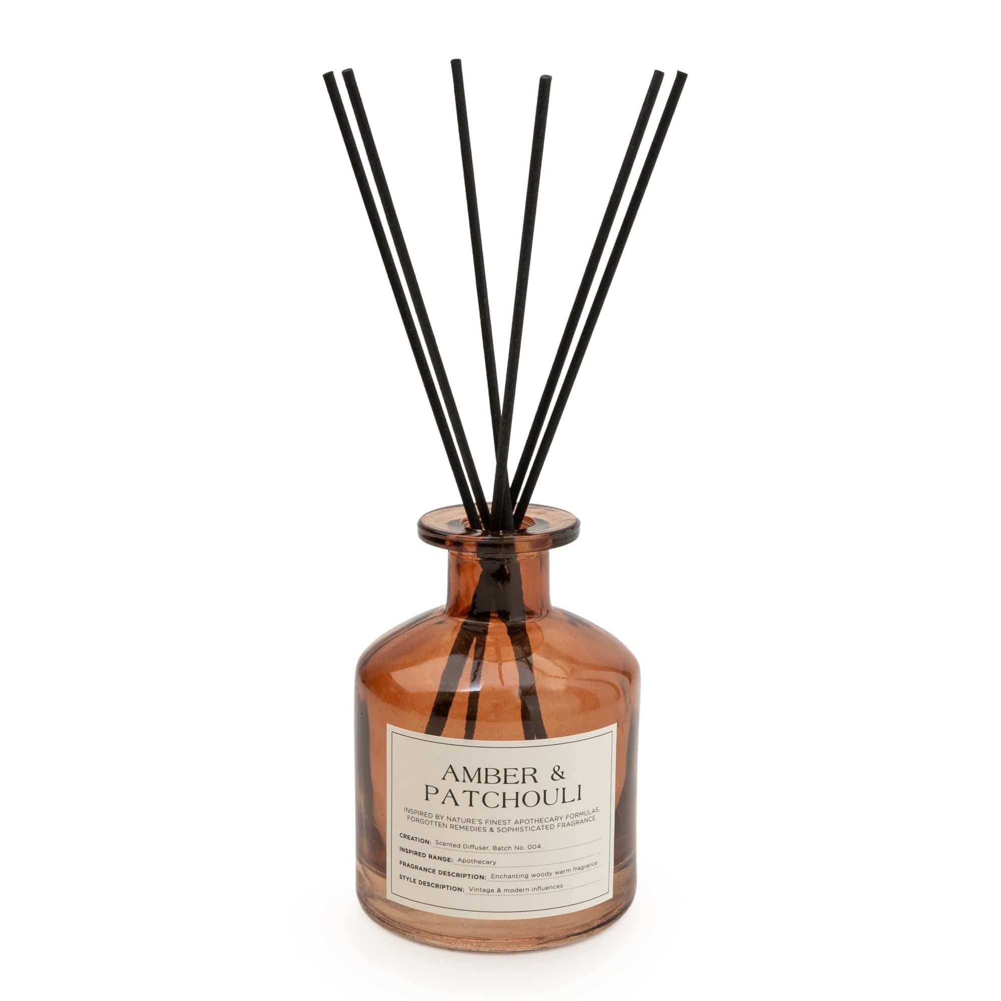 250ML Reed Diffuser Amber & Patchouli 6PK