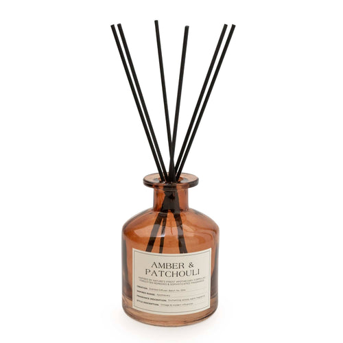 250ML Reed Diffuser Amber & Patchouli 6PK