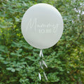 Mummy To Be Baby Shower Balloon with Botanical Tail- 5 Inner Pack