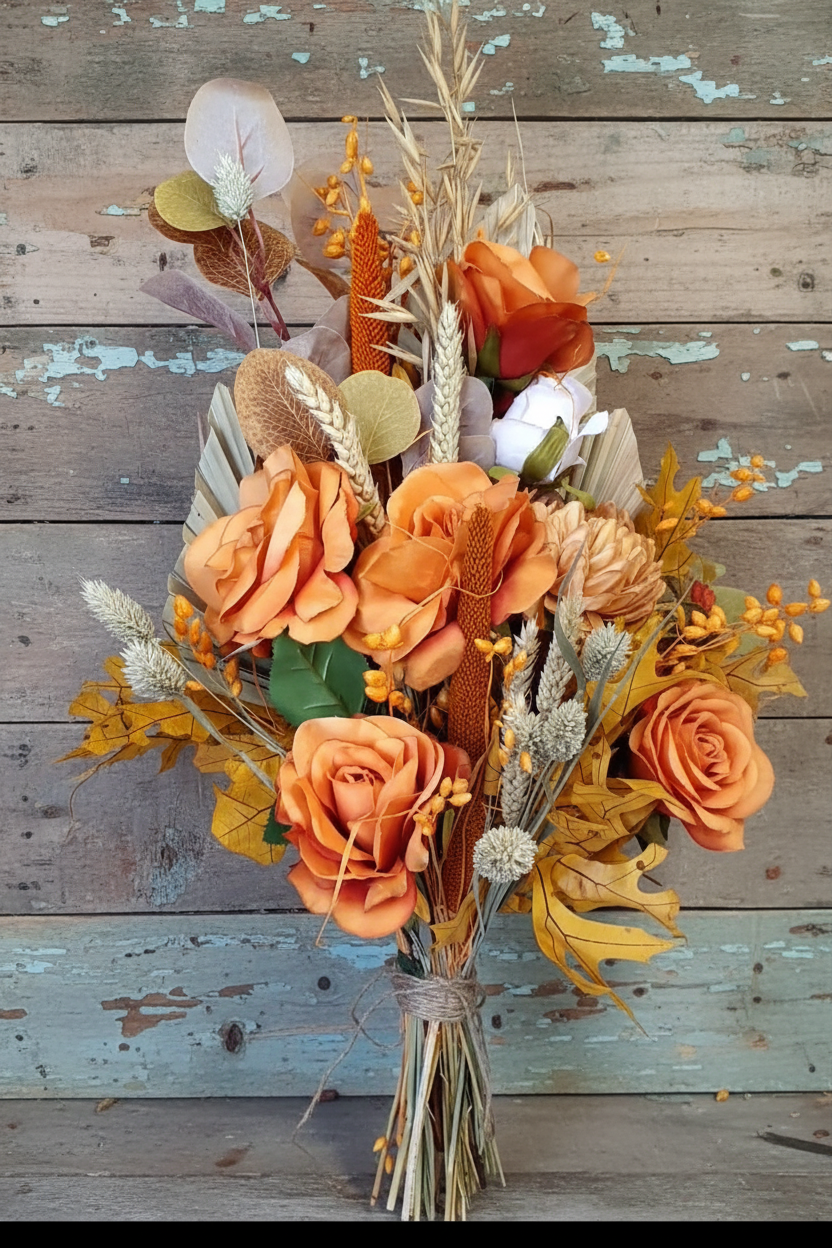 Bouquet Rustic Wood 1