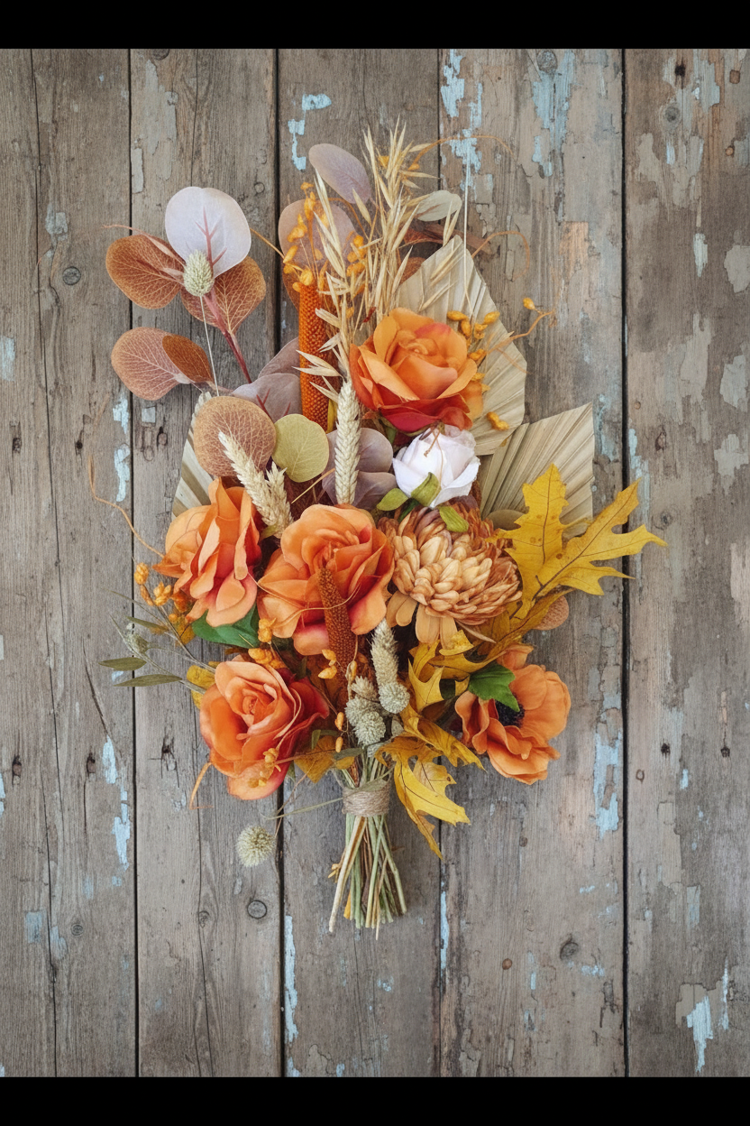 Bouquet Rustic Wood 4