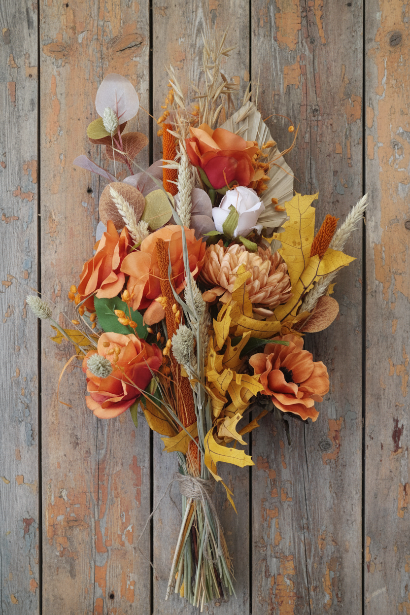Bouquet Rustic Wood 5