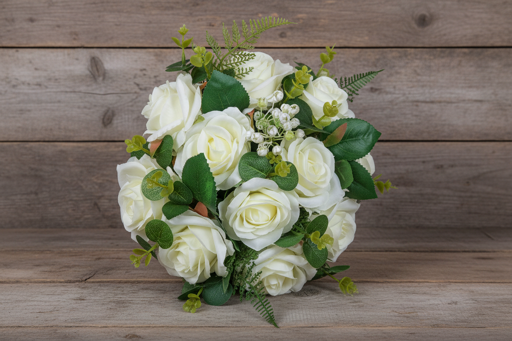 Bouquet with ferns
