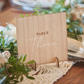 Wooden Wedding Table Numbers- 5 Inner Pack