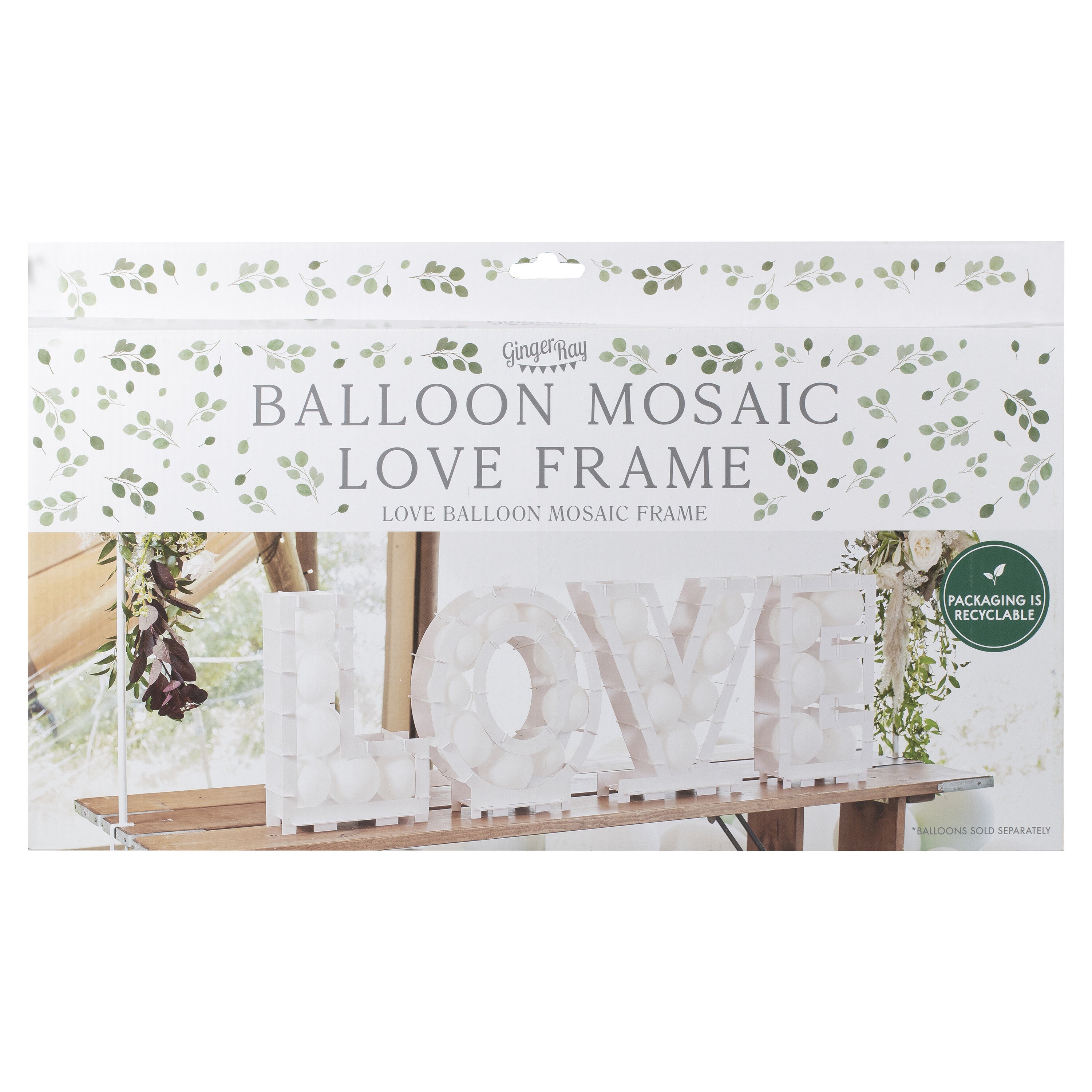 Love Balloon Mosaic Stand