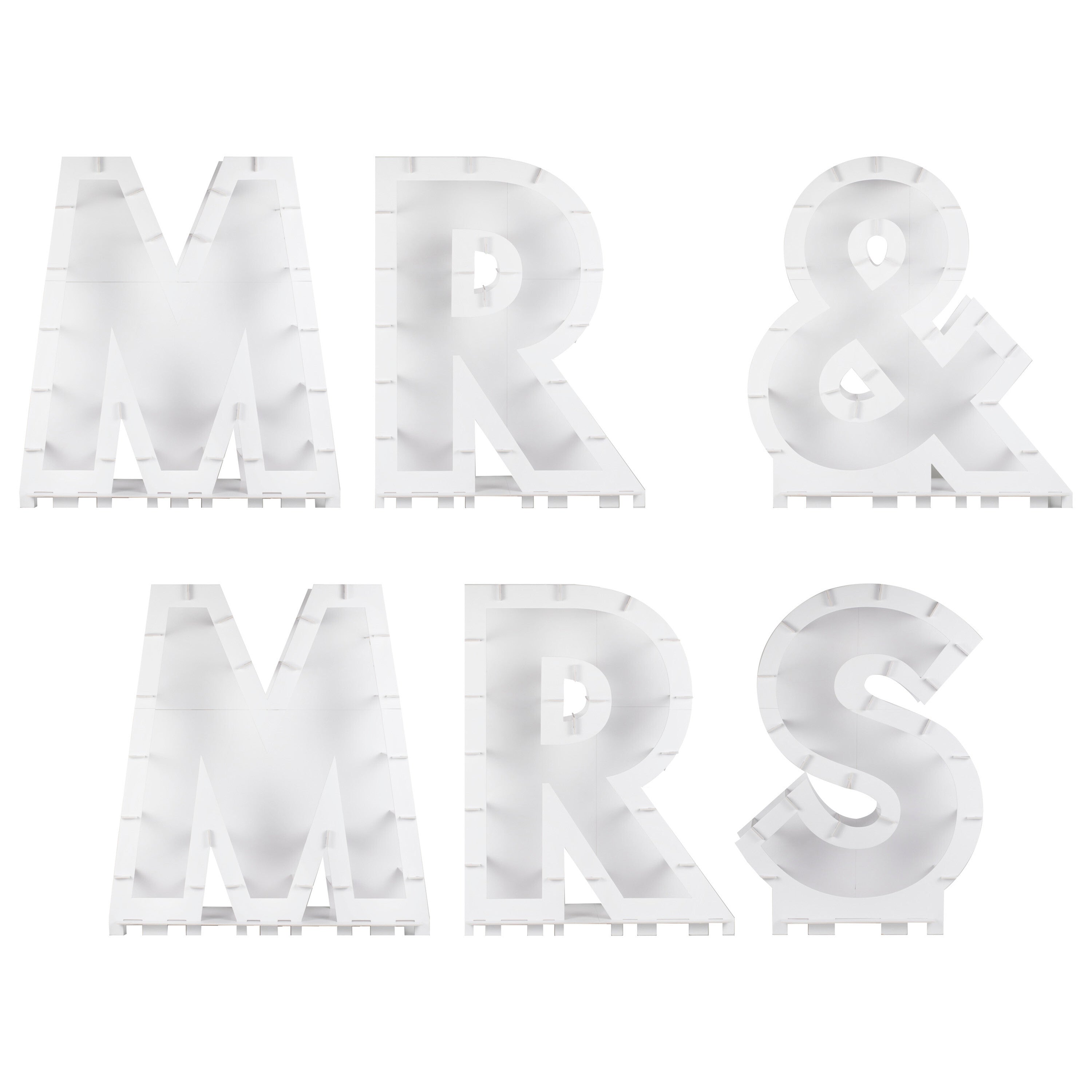 Mr & Mrs Balloon Mosaic Stand- 1 Inner Pack