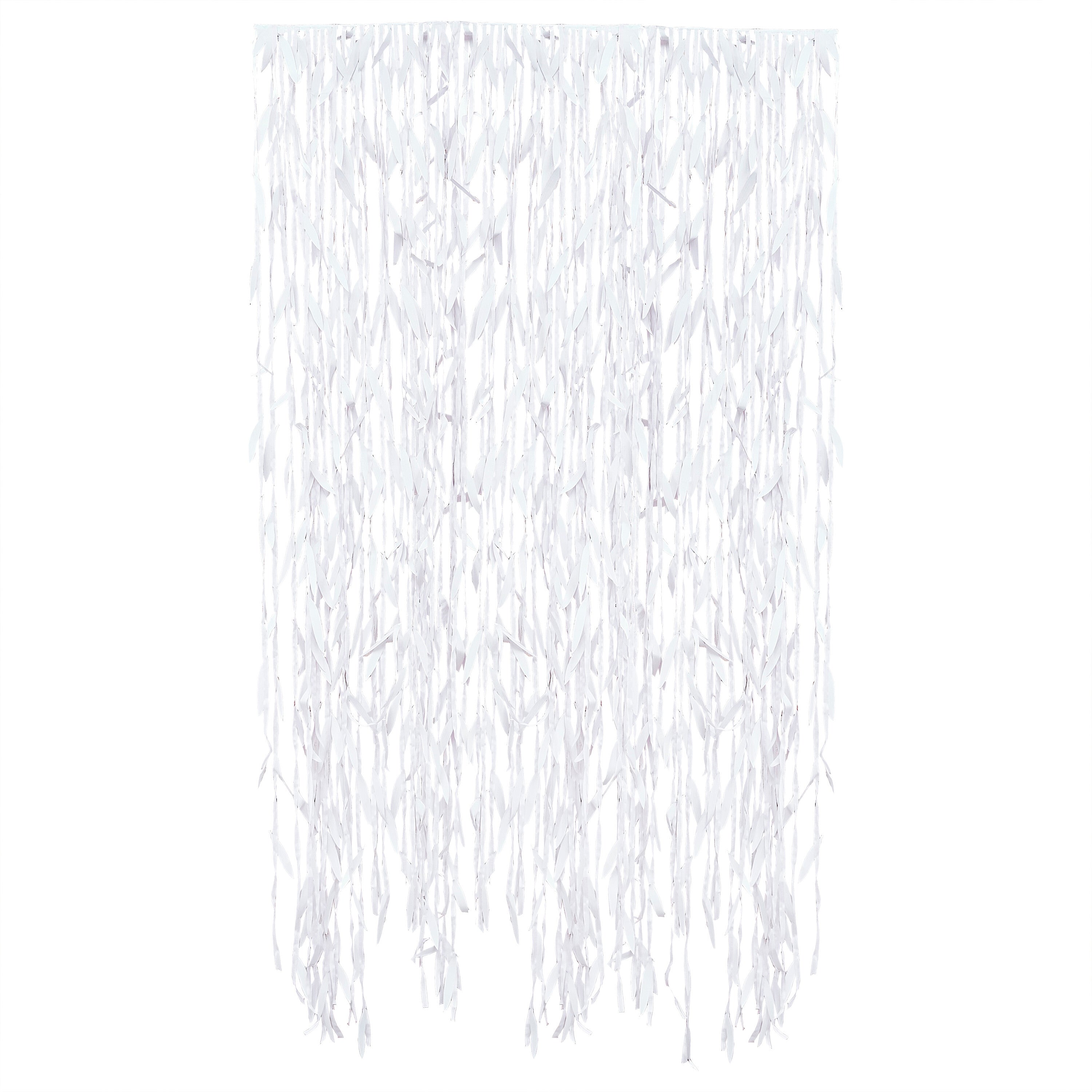 White Leaf Wedding Backdrop