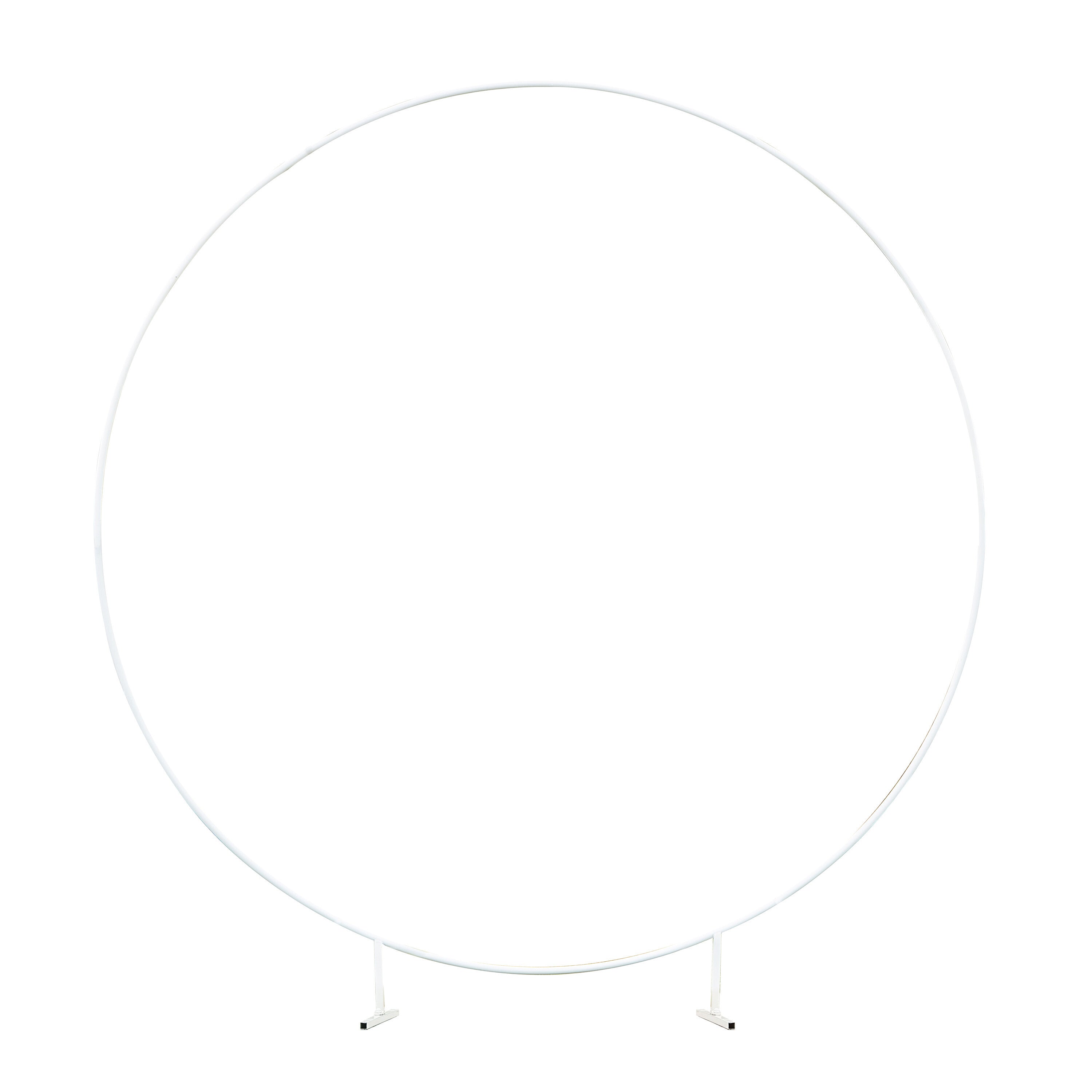 White Round Wedding Arch- 1 Inner Pack