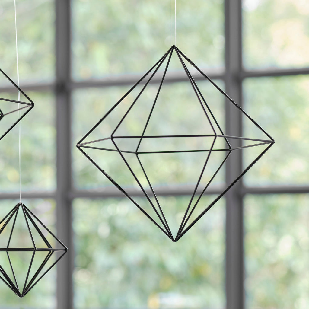 Large Geo Metal Hanging Decoration