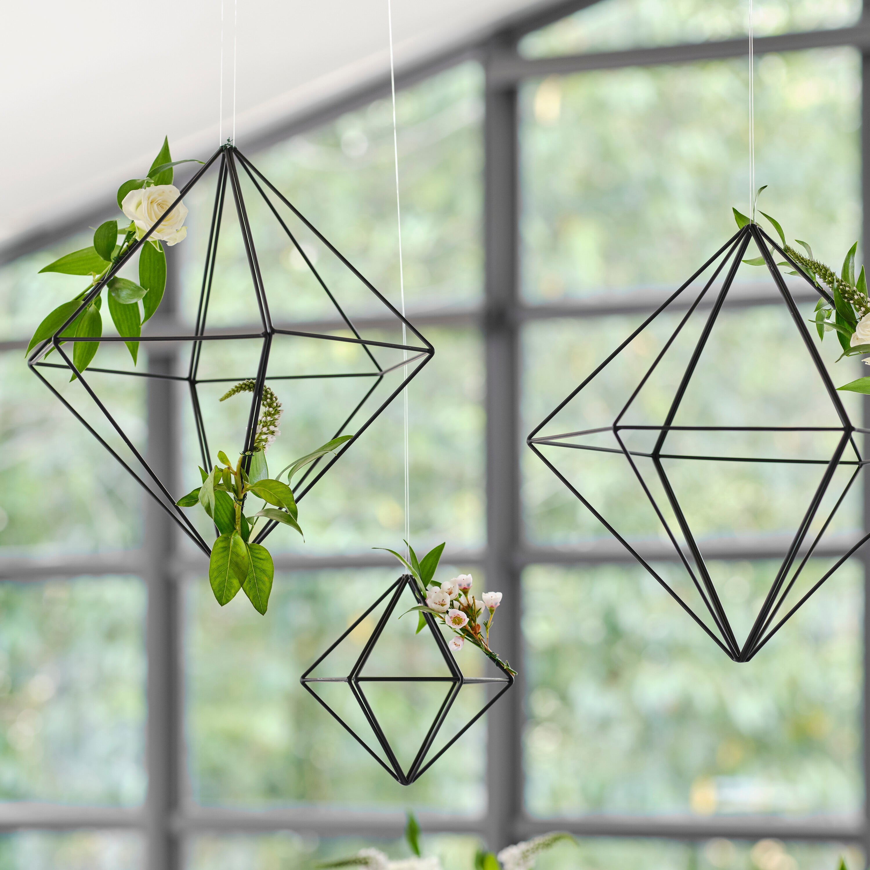 Large Geo Metal Hanging Decoration