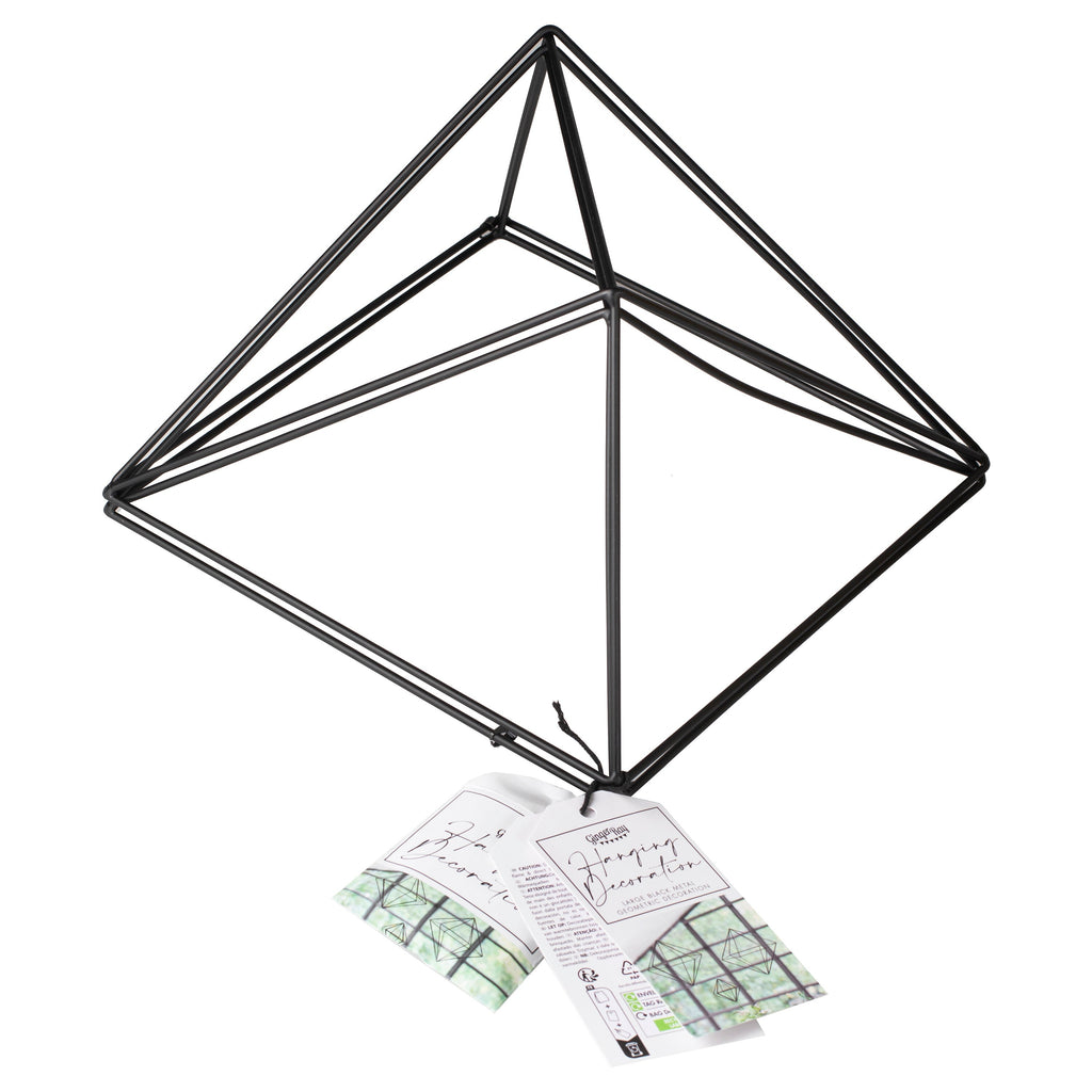 Large Geo Metal Hanging Decoration