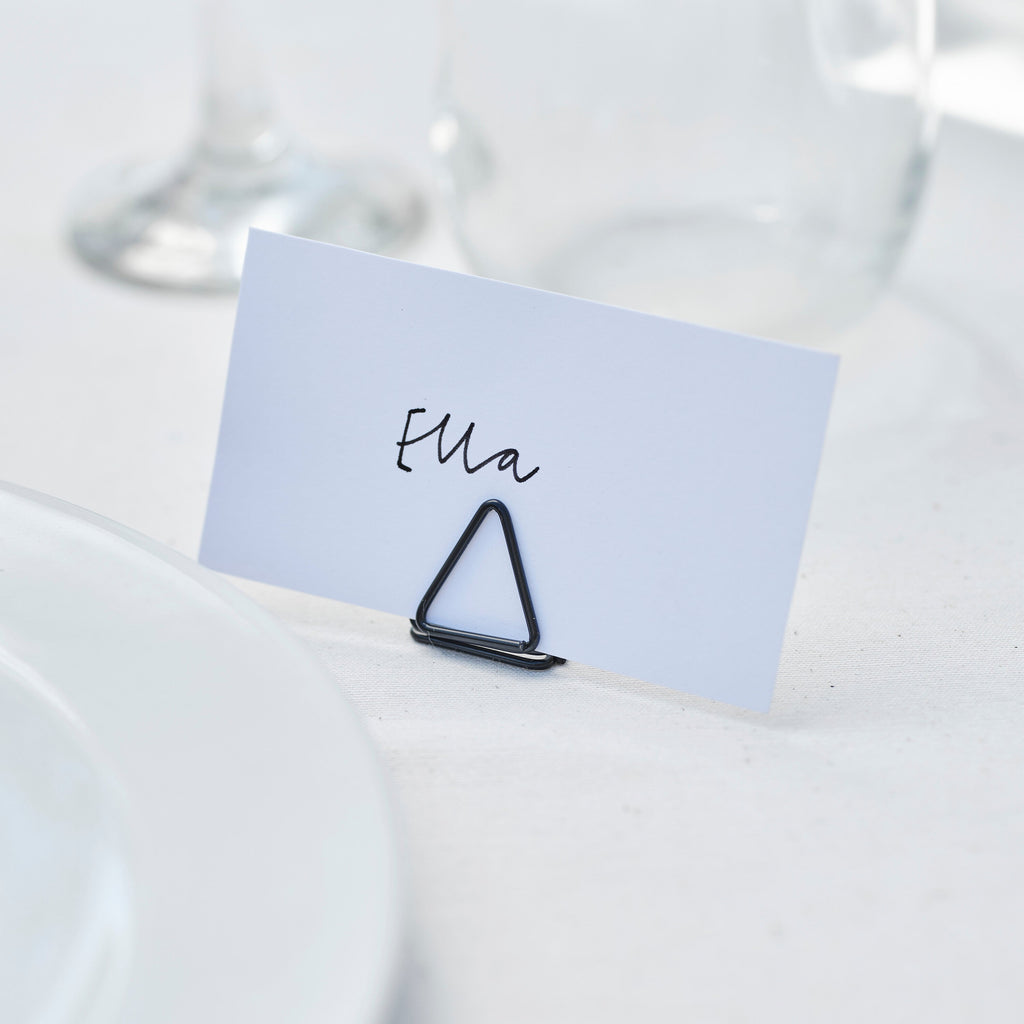 Black Wire Place Card Holders- 5 Inner Pack