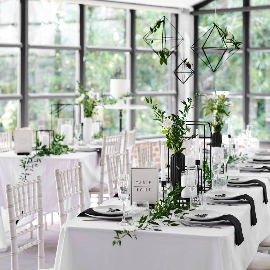 White Honeycomb Paper Hanging Decorations- 5 Inner Pack