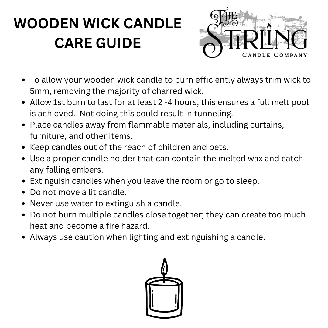 Fairy Dust - Travel Tin Candle - Wooden Wick
