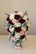 Cascading Burgundy Bouquet