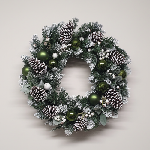 Christmas wreath without bow