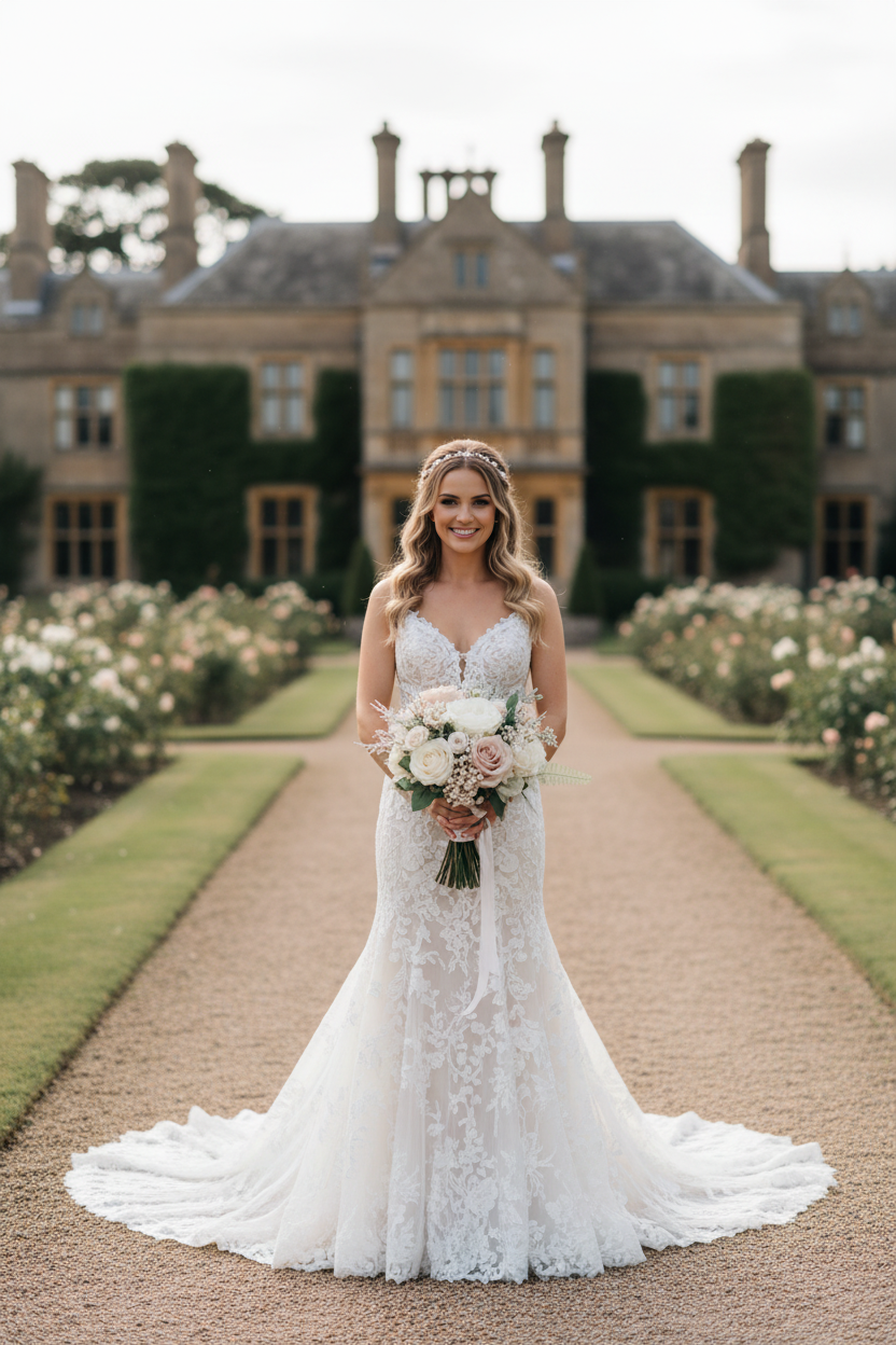 Clara Rose - Bride with Bouquet
