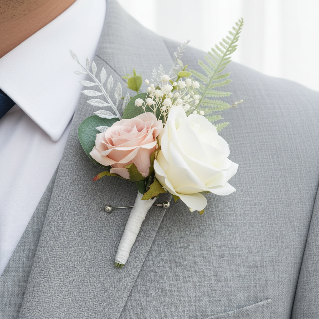 Clara Rose - Groom's Buttonhole