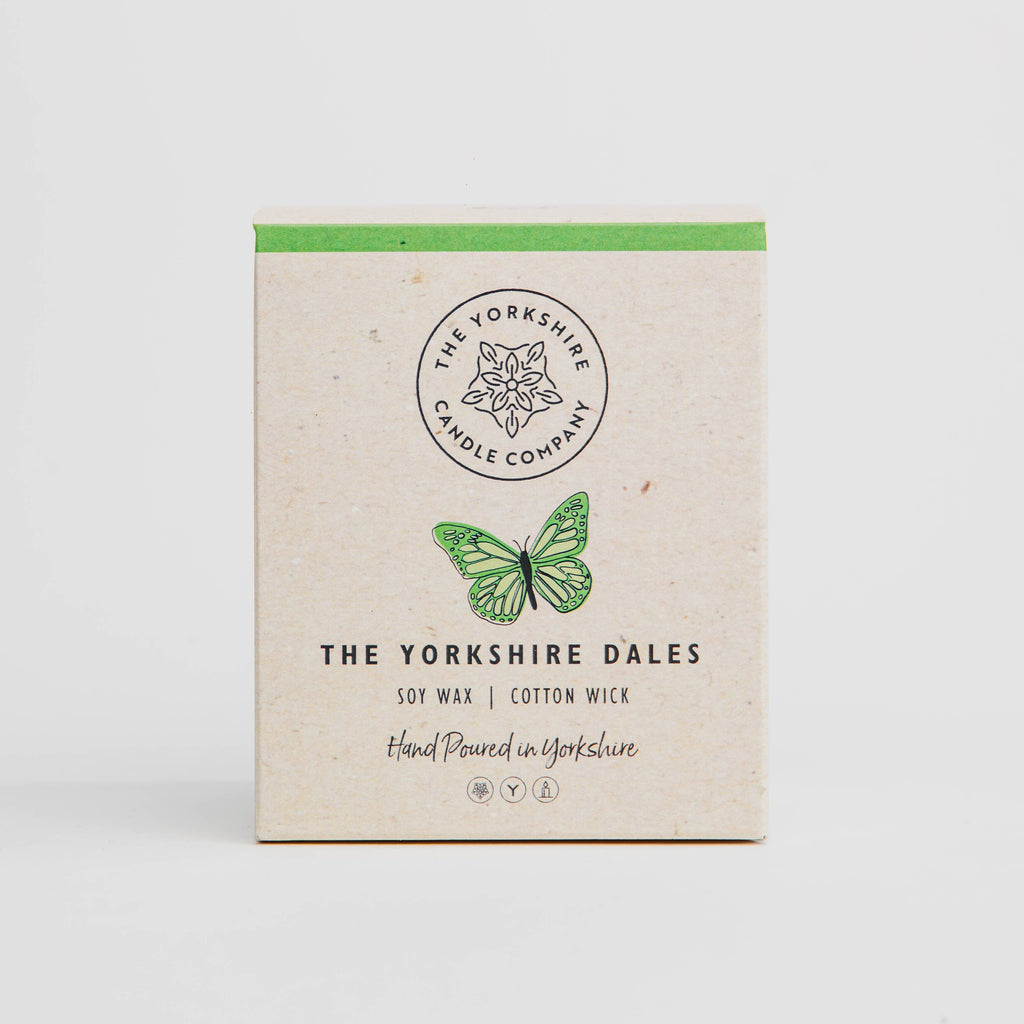 The Yorkshire Dales  Glass Tumbler | Scented Candle Soy Wax