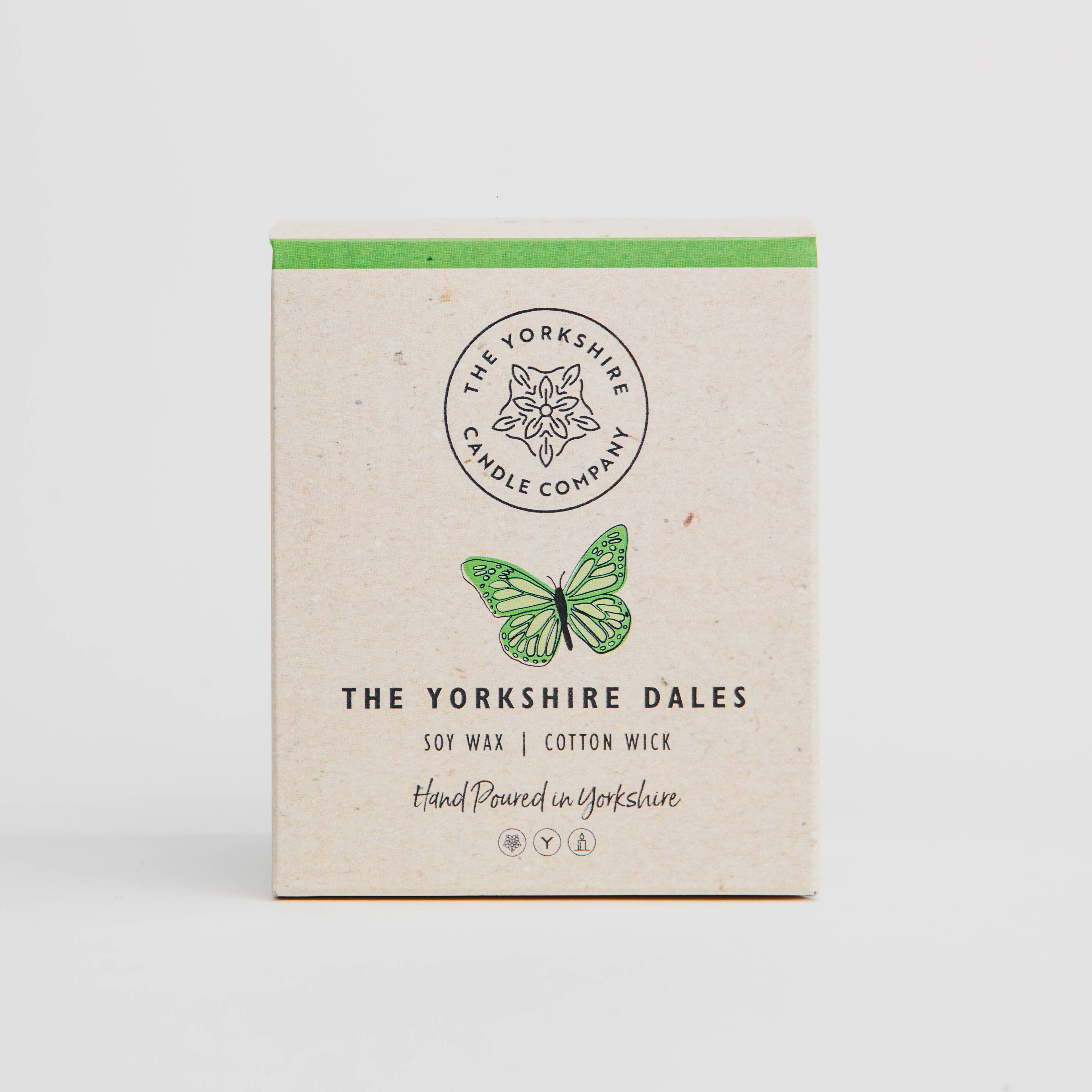 The Yorkshire Dales  Glass Tumbler | Scented Candle Soy Wax