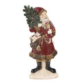 6PR4925 Figurine Santa Claus 9x4x23 cm Red Polyresin