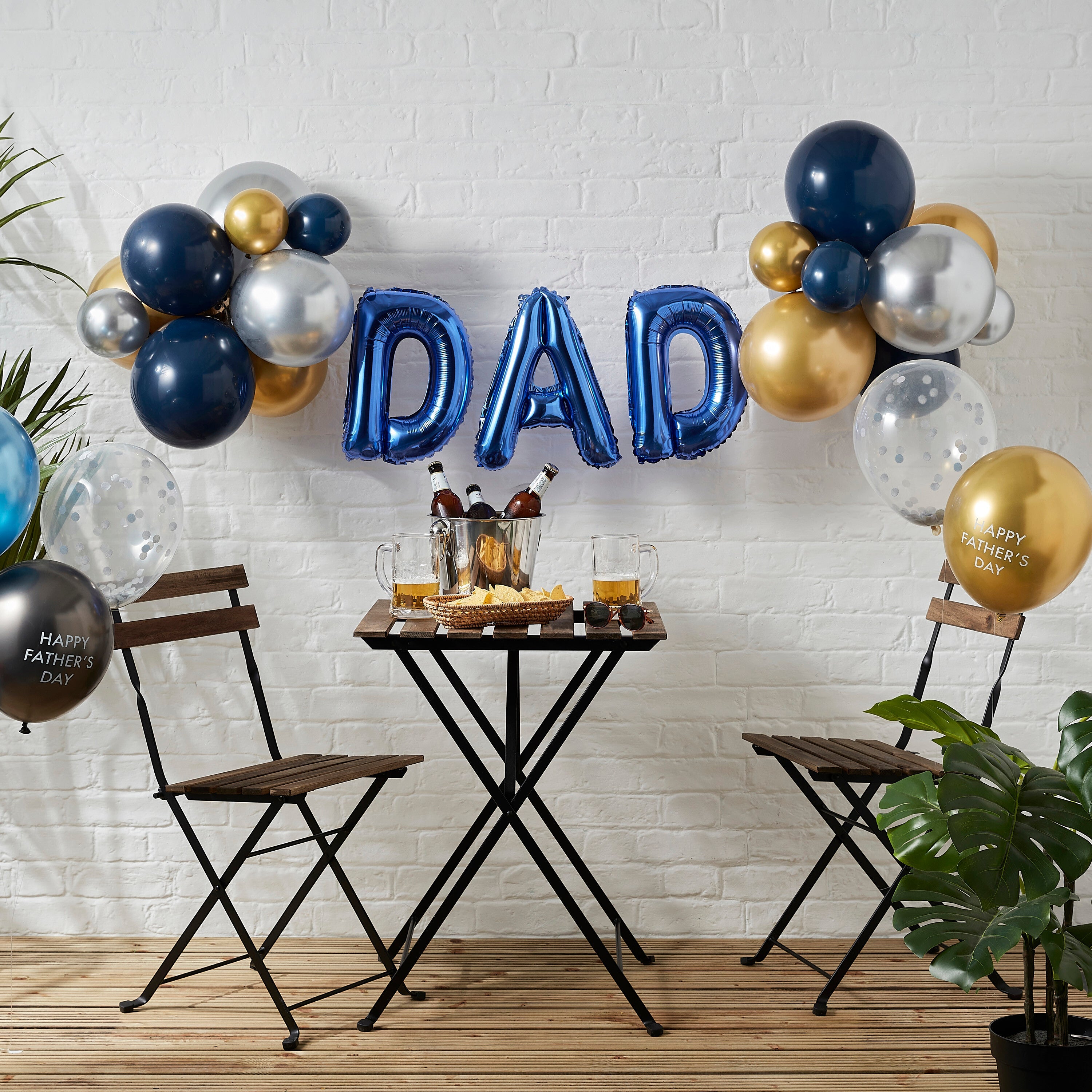 Happy Father's Day Bunting with Tassels