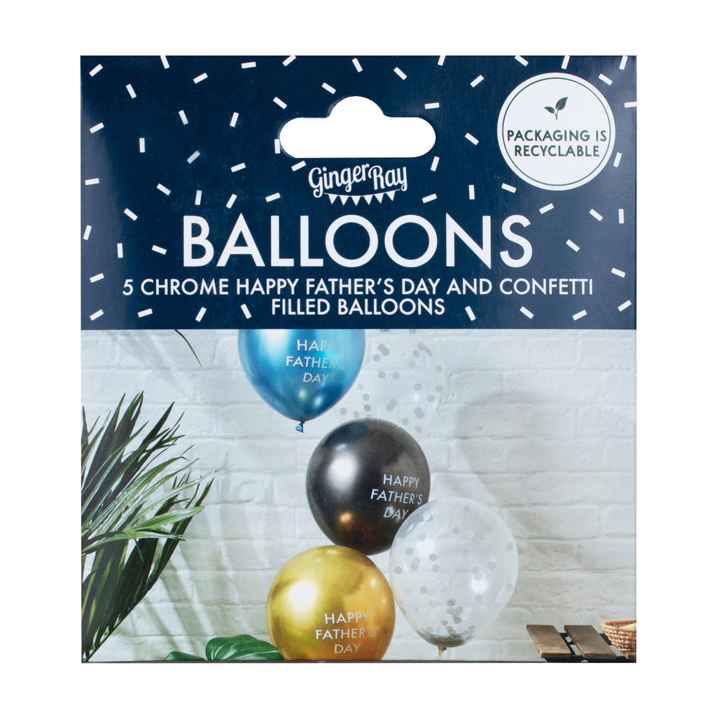 Happy Father's Day Balloon Cluster