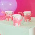 Pink Pop Out Dinosaur Paper Cup- 5 Inner Pack