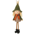 straw autumn hanging doll