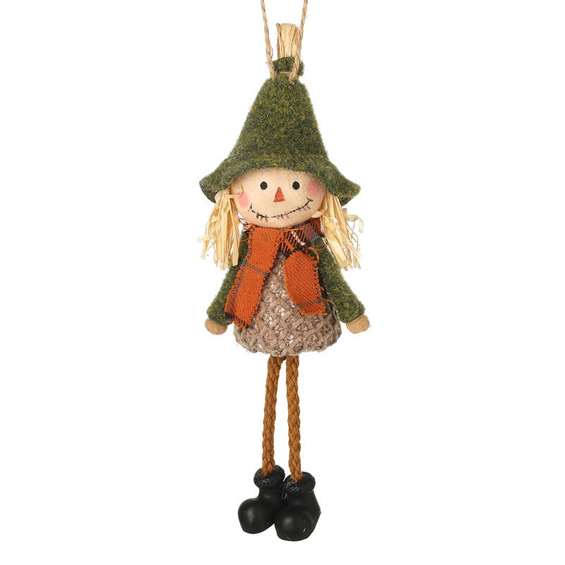 straw autumn hanging doll