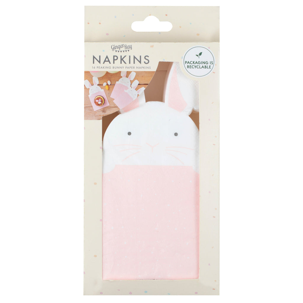 Peeking Bunny Easter Napkins- 5 Inner Pack