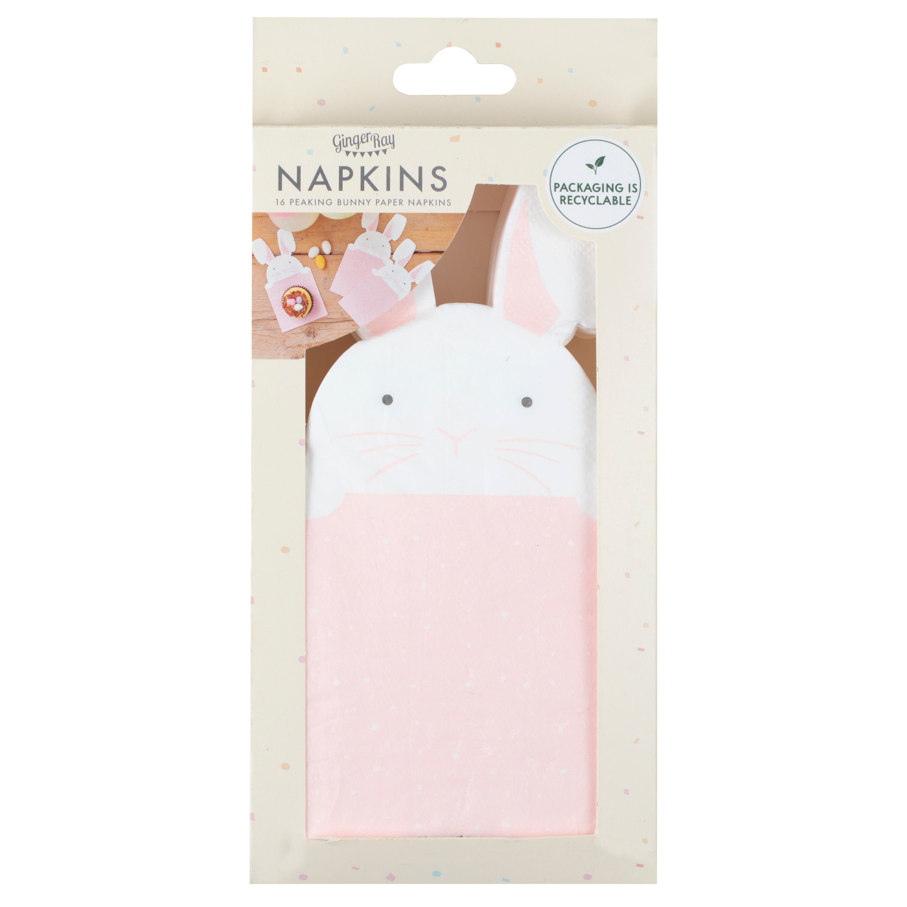 Peeking Bunny Easter Napkins- 5 Inner Pack