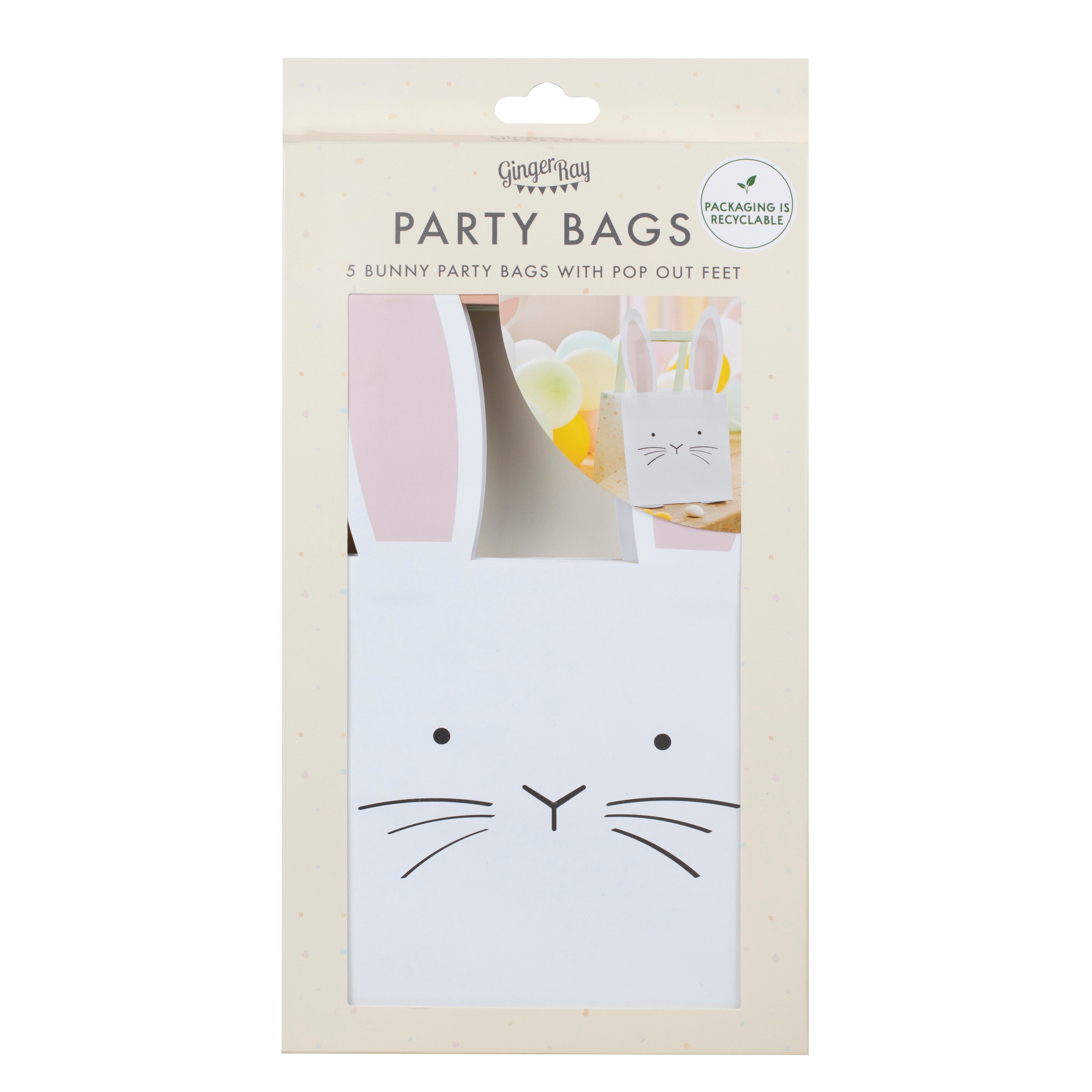 Bunny Easter Party Bags- 5 Inner Pack