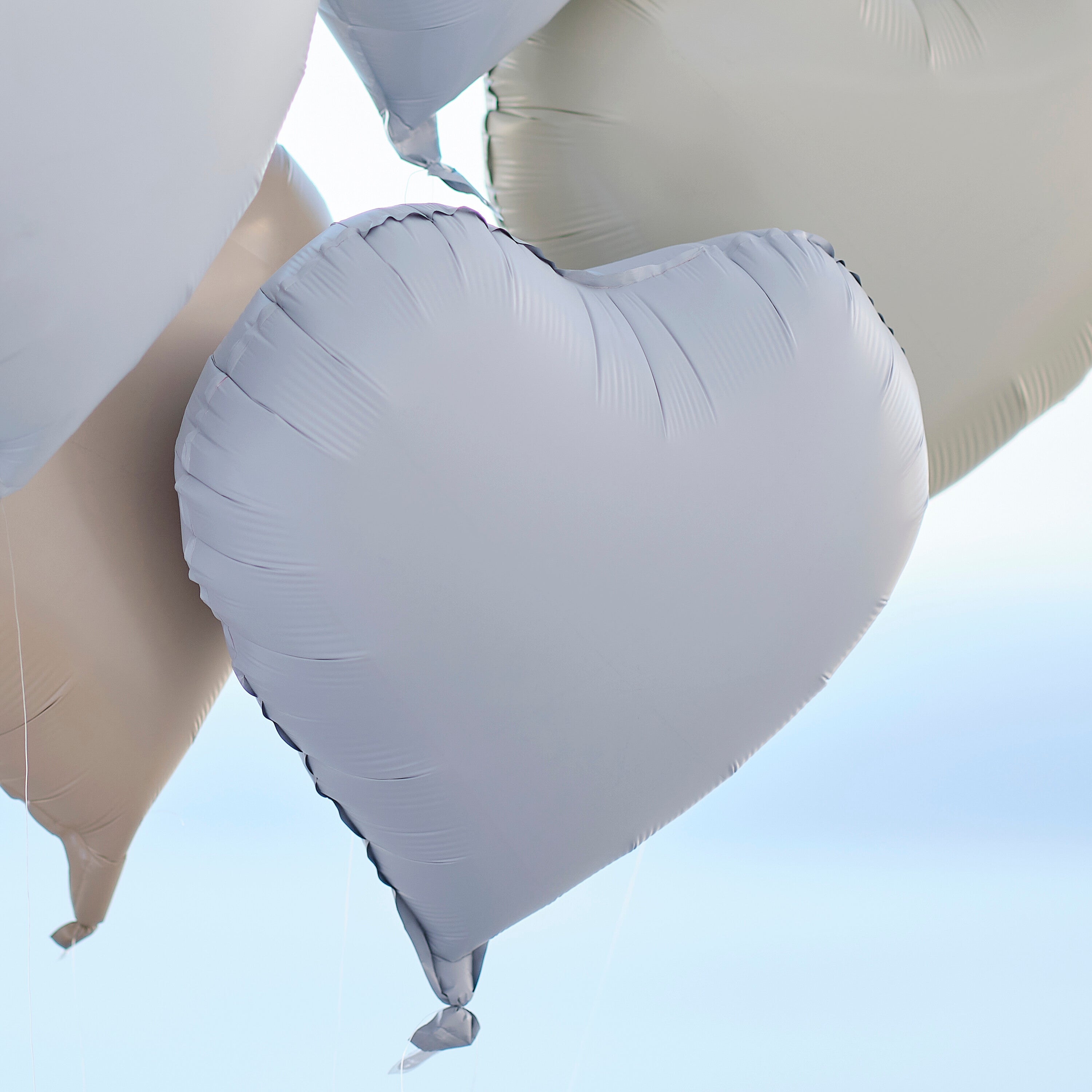 Heart Shaped Balloon Bundle- 5 Inner Pack