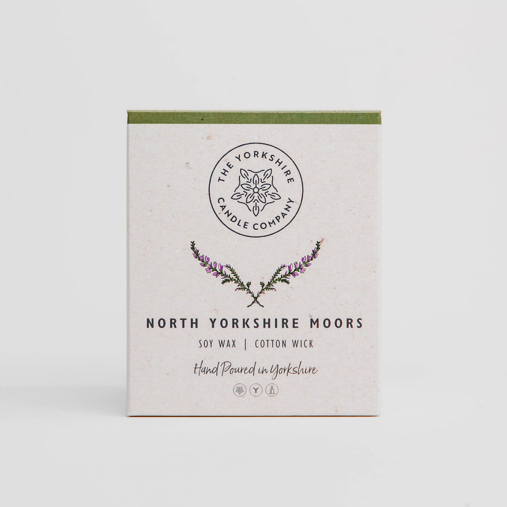 North Yorkshire Moors Glass Tumbler | Scented Candle Soy Wax