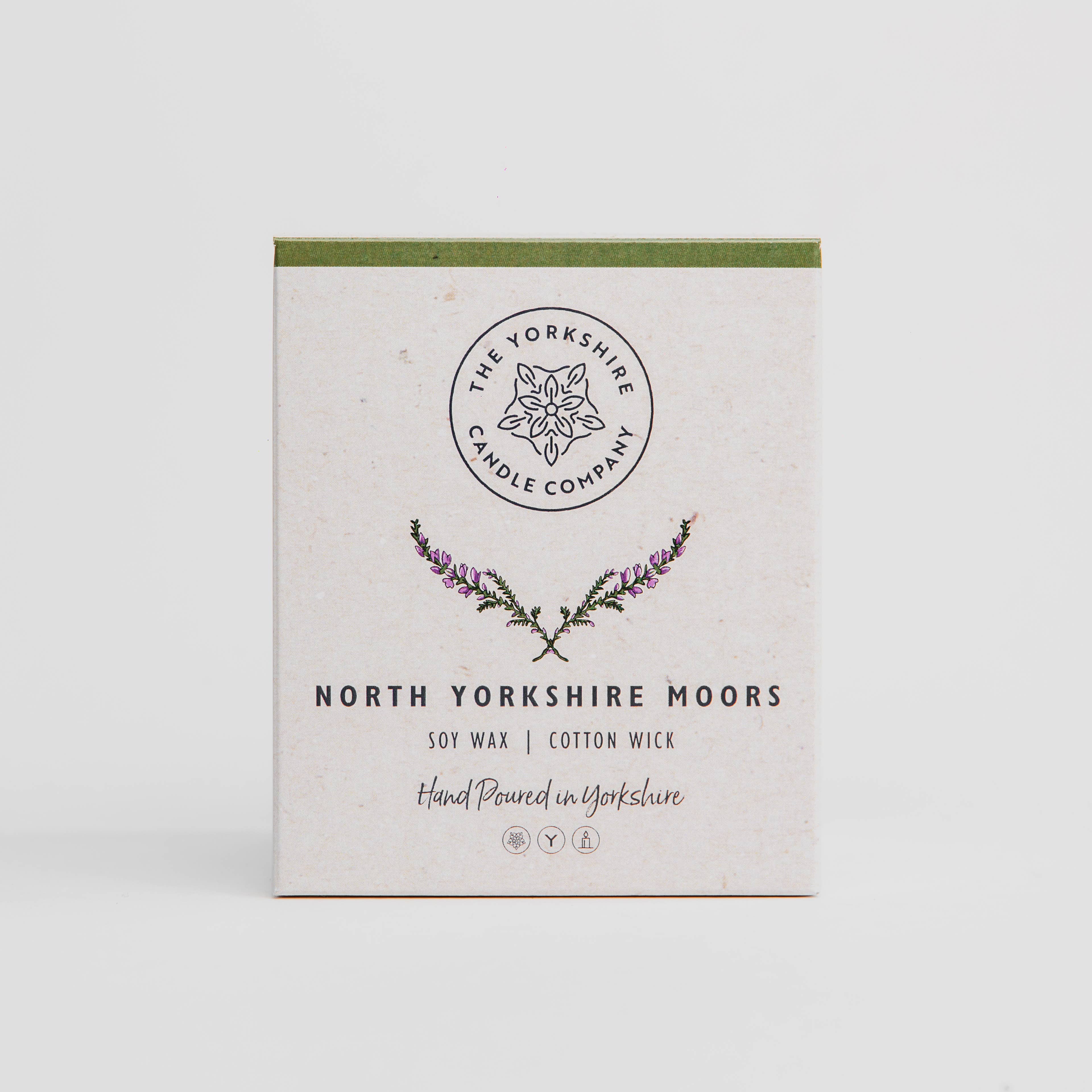 North Yorkshire Moors Glass Tumbler | Scented Candle Soy Wax