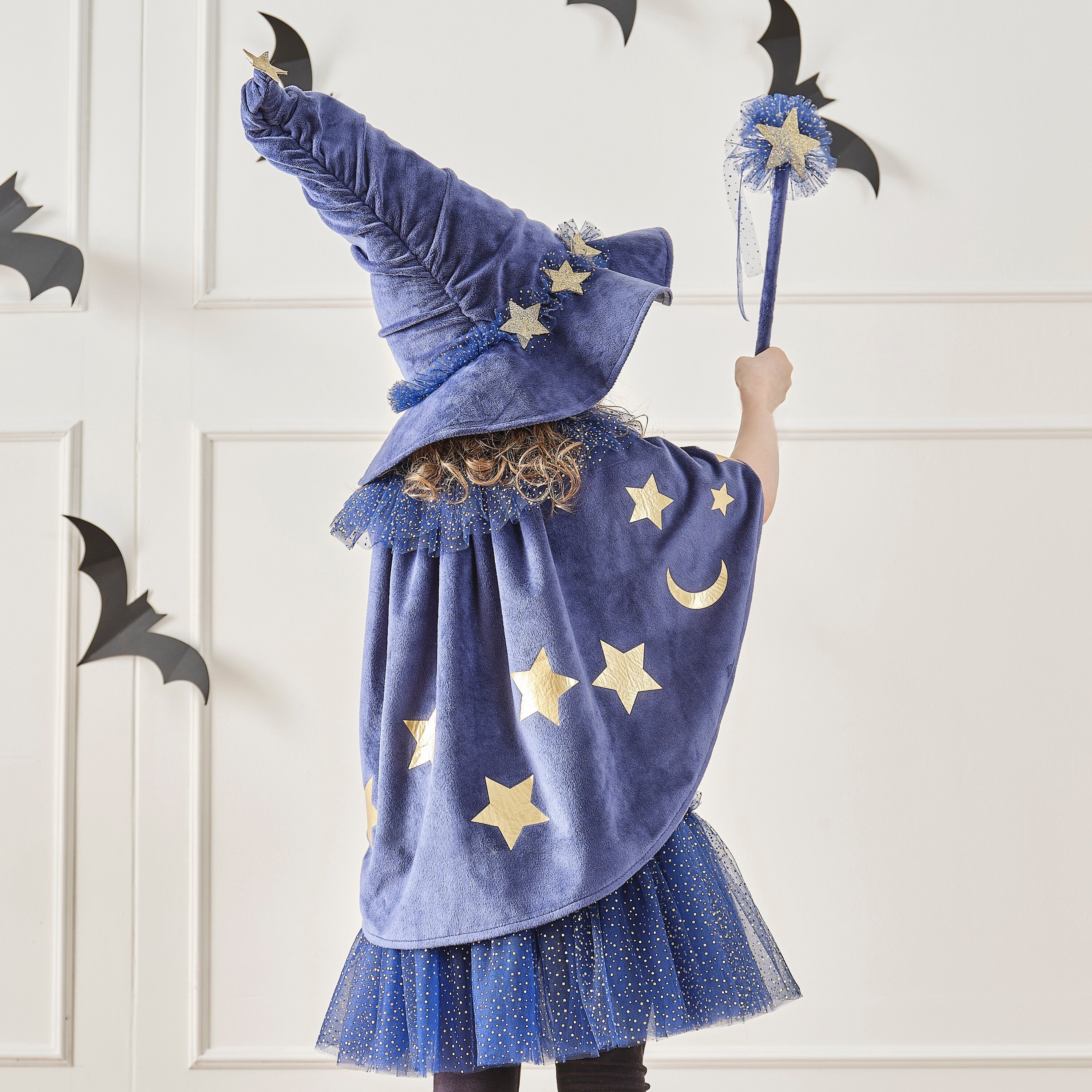 Navy Velvet Sparkle Kids Wizard Tutu