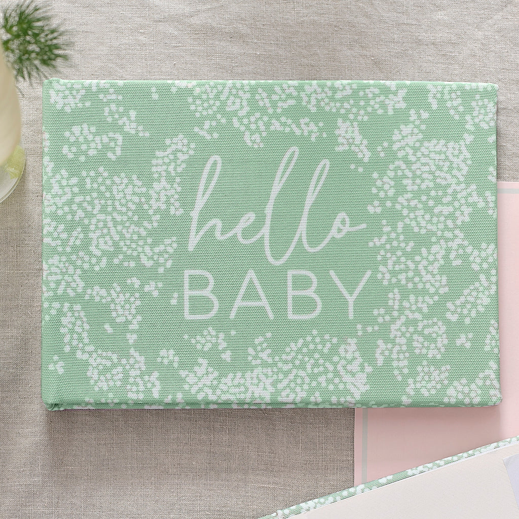 Hello Baby Fabric Baby Photo Album- 5 Inner Pack